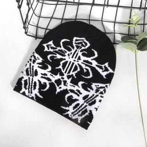 Gorros de Punto Clásicos con Diseño Jacquard, Estilo Urbano, para Hombre y Mujer, Tejidos con Estampado, Cálidos para Invierno, Gorras de Moda Urbana - Product Image 2