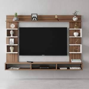 Mueble de TV de Madera Sintética, Mueble de TV para Montar en la Pared, Estante de Exhibición para Sala de Estar, Soporte para Decodificador - Product Image 3