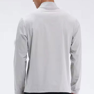 Mens Athletic Training <b>Jacket</b> <b>Lightweight</b> <b>Running</b> Sportswear Breathable Zip Front Fitness Top For Gym Exercise And Outdoor - Product Image 4