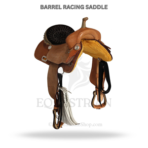 Selle de barrel racing, selle d'équitation, équipement équestre - Product Image 2