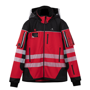 Chaqueta de Seguridad Impermeable de Alta Visibilidad para Hombre, Chaqueta de Trabajo Reflectante de Invierno, Chaqueta de Trabajo Resistente al Viento para Construcción 2026 - Product Image 1