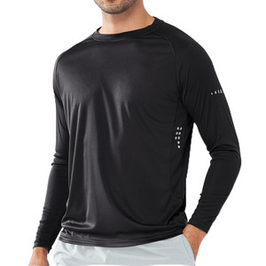 <b>Top</b> Quality Outdoor <b>Men's</b> T-Shirts <b>Long</b> <b>Sleeve</b> Summer T-Shirt Cotton Polyester Casual Regular Fit T Shirts For <b>Men</b> - Product Image 1