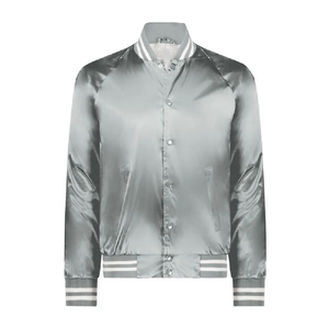 Blouson Bomber Homme Personnalisable en Cuir Respirant avec Broderie Chenille OEM, Idéal pour le Dropshipping – Style Décontracté avec Lettres - Product Image 1