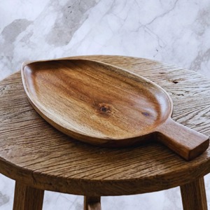 Simple Leaf Plate For Display And Organizer For Keys Jewelry And Candle Stylish Decorative Plate Entryway <b>Table</b> And <b>Dressing</b> Use - Product Image 1