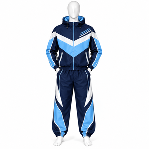 Manufacture Lightweight Customised Men's <b>Waterproof</b> Windbreaker Set Autumn Outdoor Windbreaker <b>Tracksuit</b> - Product Image 6