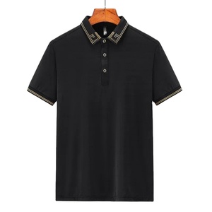 Man With Collar Tee <b>Shirts</b> Slim Fit <b>Polo</b> T <b>Shirt</b> For Men <b>Orange</b> Top No Logo Streetwear Cotton Clothing Chic Comfortable Basic - Product Image 1