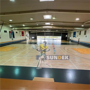 Vente flash - Revêtement de sol professionnel pour terrain de badminton, surface sportive en PVC, antidérapante, amortissante, pour terrain intérieur, disponible à la vente - Product Image 6