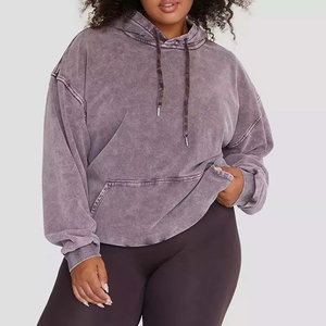 Última Novedad, Sudadera con Capucha para Mujer, Lavado Ácido, Material de Primera Calidad, Personalizable, Estilo 2026, con Bolsillos Laterales Personalizados - Product Image 4