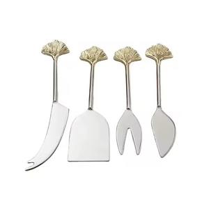 Ensemble de couteaux à fromage en métal de qualité supérieure pour la cuisine et la salle à manger, collection élégante de couteaux à servir le fromage - Product Image 1