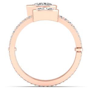 Bague de fiançailles et de mariage REYES GRA certifiée en moissanite taille poire de 1,89 carat, bijoux fins en argent sterling 925 pour femme - Product Image 4