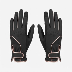 Gants d'équitation avec construction respirante et durable, paume renforcée, mouvement des doigts flexible, maintien sécurisé - Product Image 1