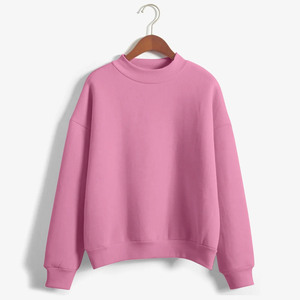 Sudaderas Unisex de Talla Grande, Manga Larga, Hombros Caídos, Cuello Redondo, Parte Inferior Elástica, 100% Algodón Felpa, Color Sólido, Ecológicas - Product Image 1