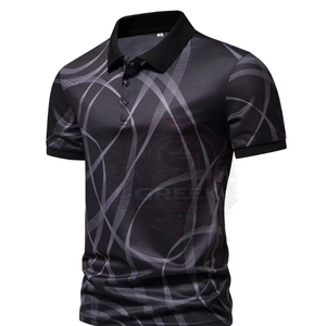 Polo d'été léger pour homme en coton doux et respirant, coupe confortable et design simple et élégant - Product Image 1