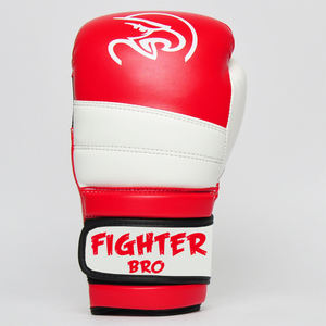 ถุงมือชกมวย FIGHTER BRO MMA หนังเทียม PVC สำหรับฝึกซ้อม กันลื่น แห้งเร็ว ระบายอากาศได้ดี ปิดแบบผูกเชือกและตีนตุ๊กแก - Product Image 3