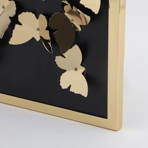 เหล็กโลหะติดผนังรูปผีเสื้อสำหรับตกแต่งห้องนั่งเล่น - Product Image 6