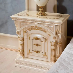 Juego de Muebles de Dormitorio de Lujo Francés de Alta Gama con Tallado Artesanal, Armario, Mesita de Noche y Tocador de Caoba para Recámara Principal Real - Product Image 6