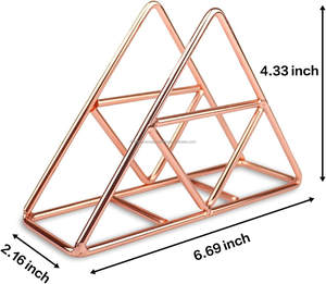 Support de serviette en métal pour table à manger, comptoir de cuisine et table de restaurant, porte-serviettes décoratif pour la maison - Product Image 2