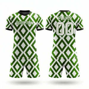 Ensemble de maillots de football personnalisés haut de gamme bleu et blanc pour hommes et équipes de jeunes, tenue domicile et extérieur avec logo personnalisé - Product Image 5