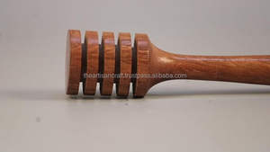 ARTISAN CRAFT Eco-Friendly Pack 2 Louche à miel en bois Ustensiles élégants Couvercle à miel Lavage à la main uniquement pour servir et profiter de votre miel - Product Image 4