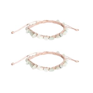 Pulsera de Piedras Preciosas Naturales para Mujer, Hecha a Mano, Ajustable, Macramé, Estilo Boho, Joyería de Cristal Curativo de Indonesia, Regalo Bohemio - Product Image 2