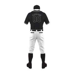 Tenues d'équipe unisexe pour adultes, imprimées par transfert thermique, pour baseball/softball, comprenant short et haut, personnalisables jusqu'en taille 5XL, respirantes, pour l'été - Product Image 2