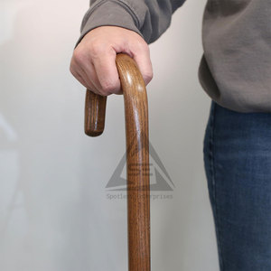 Bâtons de marche en bois légers et modernes, fabriqués par des professionnels, avec poignée antidérapante, accessoires durables pour le camping et la randonnée - Product Image 5