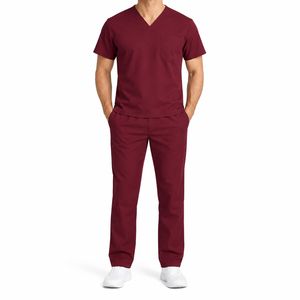 Comfortable uniform <b>set</b> suitable for continuous wear Mens Work <b>Scrub</b> <b>Set</b> For Healthcare Professionals - Product Image 6