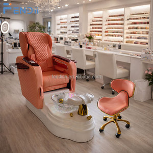 High End Salon Furniture Professional Pink Massage <span class=keywords><strong>Pedicure</strong></span> Cadeira para Salão - Product Image 1