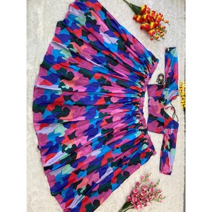 Belle tenue de soirée à imprimé floral Lehenga Choli Taille 2XL - Product Image 5