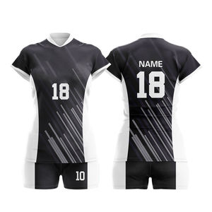 Ensemble de maillots de volley-ball pour hommes, légers, respirants, pour l'entraînement et la compétition, coupe confortable, couleurs et tailles personnalisées, uniforme OEM - Product Image 4