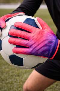 ถุงมือผู้รักษาประตูมืออาชีพพร้อมแผ่นยางลาเท็กซ์ที่ฝ่ามือ ระบายอากาศได้ดี เหมาะสำหรับการฝึกซ้อมเป็นทีมและการสั่งซื้อจำนวนมากสำหรับสโมสร - Product Image 2