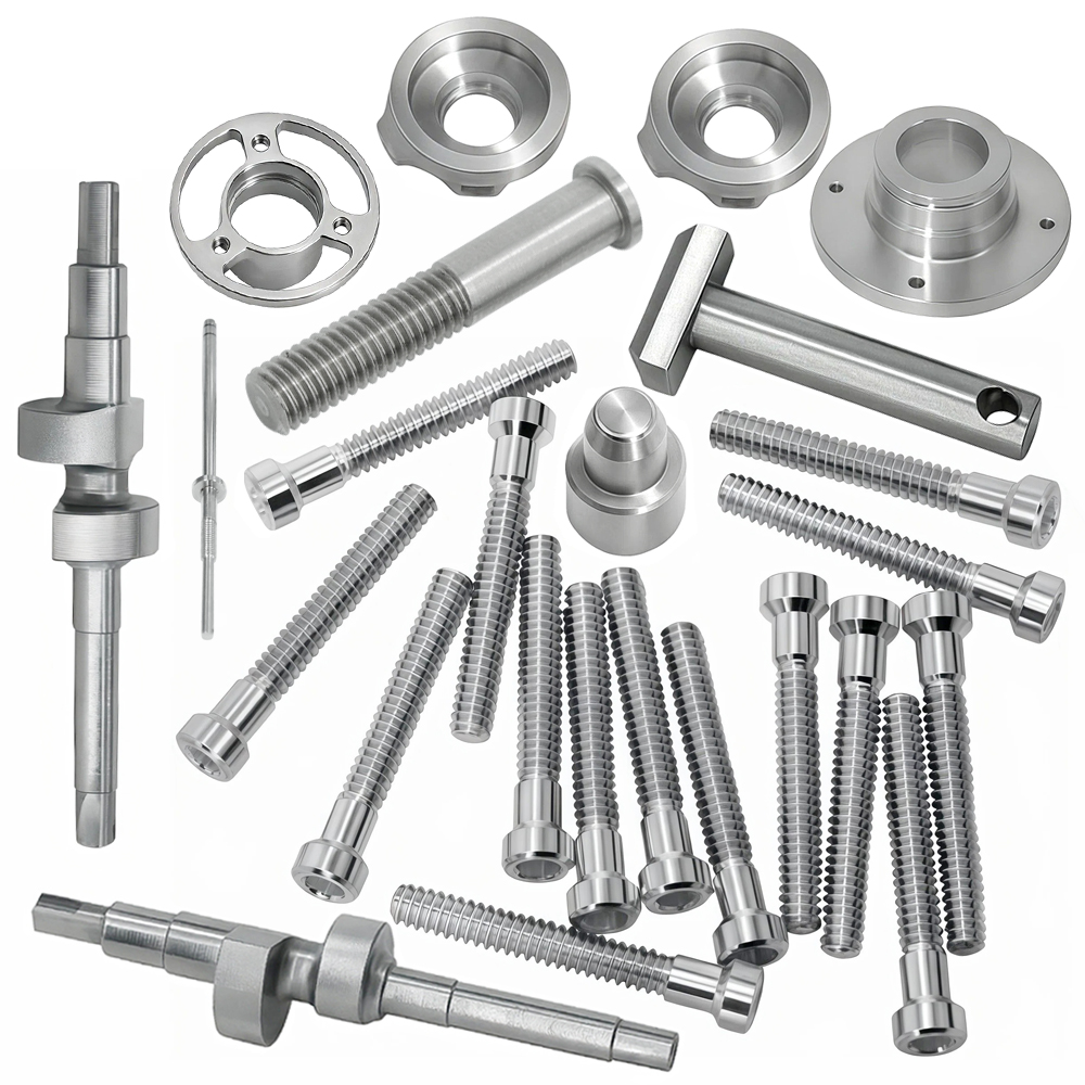 CNC Machining Service Precision Turning Milling Custom Metal Parts Aluminum Brass Stainless Steel Titanium Components OEM