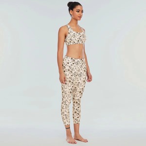 Ropa Deportiva al por Mayor, Conjuntos de Gimnasio de Alta Calidad para Mujer, Leggings y Sujetador Deportivo de Manga Larga para Yoga, Ropa Deportiva Elegante - Product Image 6