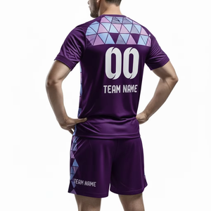 Uniforme de Fútbol Ligero al por Mayor, Poliéster Premium, Fabricante de Ropa Deportiva con Marca Personalizada OEM y Etiqueta Privada - Product Image 4