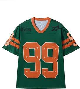 Camisetas de Fútbol Americano Personalizadas OEM ODM, Camisetas de Práctica de Fútbol Americano en Blanco al por Mayor - Product Image 1