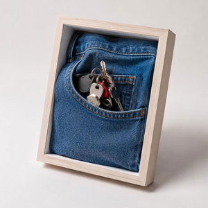 Mini cartera de mezclilla, monedero, tarjetero, organizador pequeño de efectivo, accesorio de almacenamiento de bolsillo portátil para mujeres y hombres - Product Image 3