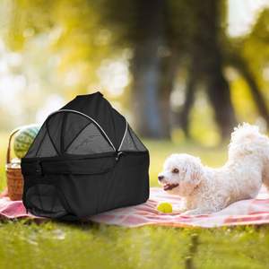 Carrito Plegable de 4 Ruedas para Mascotas con Forro Extraíble, Carrito de Paseo con Cesta de Almacenamiento para Perros y Gatos - Product Image 2