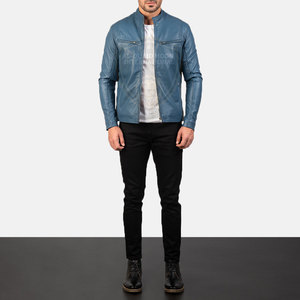 แจ็กเก็ตหนังฤดูหนาวแนวสตรีทเสื้อผ้าสต็อกเสื้อแจ็คเก็ตหนังดีไซน์ใหม่ - Product Image 5