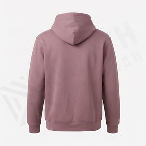 Sweat à capuche de luxe pour homme, épais et surdimensionné, 100% coton peigné lourd, écologique, teint uni personnalisé, hiver, vente en gros - Product Image 2