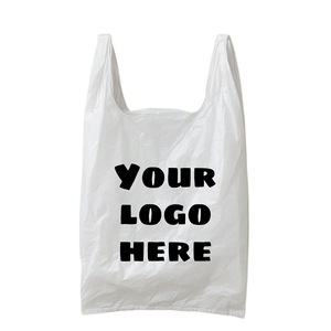 Sacs en film poly biodégradable sur mesure, en plastique HDPE, imperméables, flexibles, durables, avec cordon de serrage, fournisseur OEM - Product Image 1