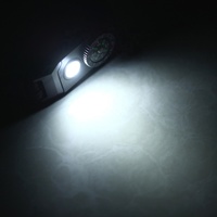 Boucle de paracorde LED SOS d'urgence avec boussole intégrée, accessoire multi-outils léger pour bracelets en paracorde et camping