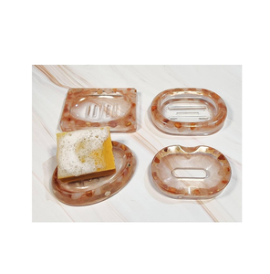 New Design Epoxy Resin <b>Soap</b> Holder High Quality Polished Home Decoration Crafts with Bathroom Accessories - Product Image 4