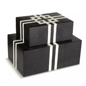 Hot Sale Handcrafted Bone Inlay Wooden Box with Elegant Pattern Premium Decorative Storage Box for Home Accessories for Sale - Product Image 5