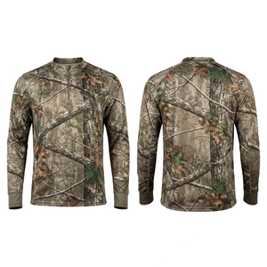 Chemise de chasse en polaire thermique camouflage Stalwart Impex à manches longues, pour la fin de saison, par temps froid, imperméable et respirante, marché américain et européen - Product Image 3