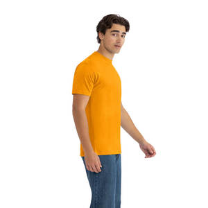 เสื้อยืดผ้าคอตตอนสำหรับชายและหญิงทำจากผ้าใบเบลล่าสำหรับระดับและผ้าเนื้อนุ่มทันสมัยพอดีตัวเสื้อยืดโลโก้ที่กำหนดเอง180ผ้า g ที่เป็นมิตรกับสิ่งแวดล้อม - Product Image 6