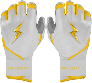 Gants de frappeur de baseball en cuir premium de haute qualité, personnalisables, avec fermeture auto-agrippante, conception à doigts complets, durables et antidérapants pour le poignet - Product Image 1