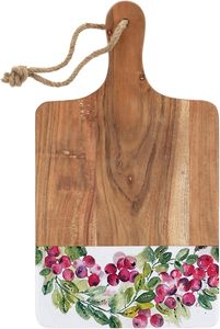 Planche à découper en bois d'acacia bohème, plateau à fromage, fait main, réutilisable, facile à nettoyer, planche à découper de cuisine - Product Image 3