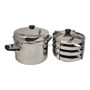 Olla para Cocinar Dhokla con 4 Platos, Vaporera, Utensilios de Cocina de Alta Calidad y Durabilidad - Product Image 1