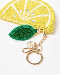 Porte-clés artisanal en perles de rocaille, porte-clés tendance, breloque de sac à prix avantageux - Product Image 2