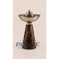 Brûleur à Bakhoor Arabe Exclusif avec Couvercle Métallique Vintage, Vente Chaude, Cadeaux Spéciaux du Moyen-Orient pour le Ramadan à Prix Compétitif